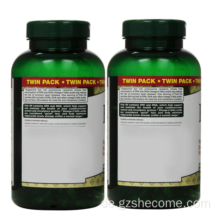 Omega3 unterstützen Immungesundheit Fischöl Mini Softgele